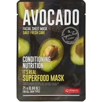  Dermal Маска для лица тканевая It's Real Superfood Mask Авокадо 25 г
