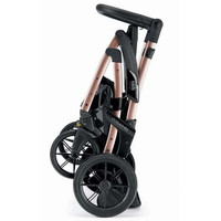 Универсальная коляска CAM Trio Dinamico Rover (3 в 1, черный/розовый)