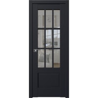 Межкомнатная дверь ProfilDoors 104U L 60x200 (черный матовый/стекло прозрачное)