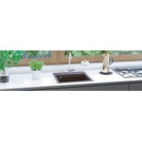 Кухонная мойка Aquasanita Tesa SQT100W (black metallic 601)