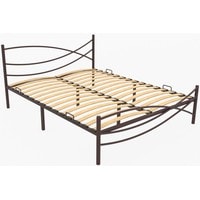 Кровать ИП Князев Калифорния 160x200 (коричневый)
