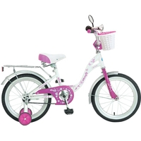Детский велосипед Novatrack Butterfly 14 (фиолетовый)