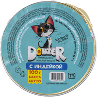 Консервированный корм для кошек Doyzer с индейкой Плюс 100 г
