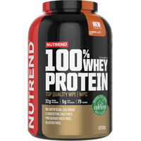 Протеин сывороточный (изолят) Nutrend 100% Whey Protein (2250г, карамельный латте)