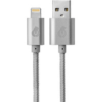 Кабель uBear Cord USB Type-A - Lightning DC01CG01-I5 (1 м, серый)