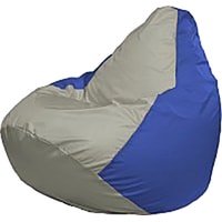 Кресло-мешок Flagman Груша Медиум Г1.1-345 (серый/синий)