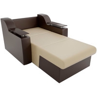 Кресло-кровать Лига диванов Сенатор 100704 80 см (бежевый/коричневый)