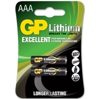 Батарейка GP Lithium AAA/24LF 2BP