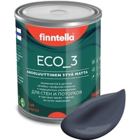 Краска Finntella Eco 3 Wash and Clean Monsuuni F-08-1-1-LG115 0.9 л (холод-серый)