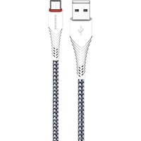 Кабель Borofone BX25 USB Type-C (белый/серебристый)
