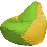 Кресло-мешок Flagman Груша Макси Г2.1-167 (желтый/салатовый)