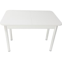 Кухонный стол Solt СТД-10 (белый/ноги круглые белые)