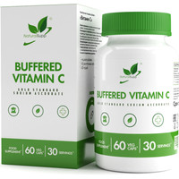 Витамины, минералы NaturalSupp Буферизированный Витамин С (Buffered Vitamin С), 60 капсул