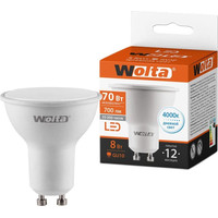 Светодиодная лампочка Wolta GU10 8W 4000K 25SPAR16-230-8GU10