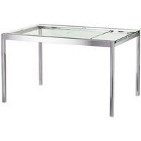 Кухонный стол Ikea Гливарп (стекло/хром) [103.639.67]