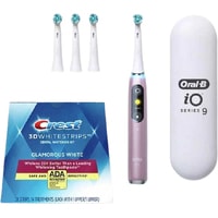 Электрическая зубная щетка Oral-B iO 9 (розовый, 4 насадки)