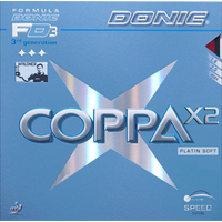 Накладка на ракетку Donic Coppa X2 Platin Soft (max, красный)