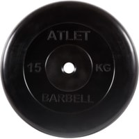 Диск MB Barbell Атлет 31 мм (1x15 кг)