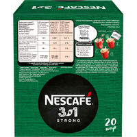 Кофе Nescafe 3 в 1 Крепкий растворимый 20x14.5 г