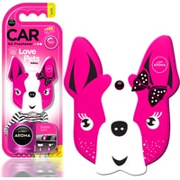  Aroma Car Ароматизатор полимерный Love Pets Dog Pink Blossom 92563