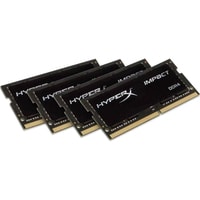 Оперативная память HyperX Impact 4x8GB DDR4 SODIMM PC4-19200 HX424S15IB2K4/32
