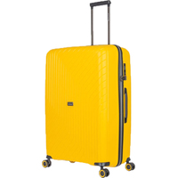 Чемодан-спиннер L'Case Madrid 76 см (желтый)
