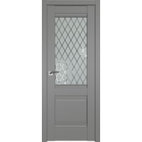 Межкомнатная дверь ProfilDoors Классика 2U L 90x200 (грей/ромб)