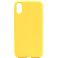 Чехол для телефона EXPERTS Soft-Touch для Apple iPhone XS Max (желтый)