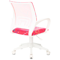 Компьютерное кресло Бюрократ KD-W4 (ткань, пластик, малиновый)