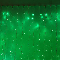 Световой дождь Luazon Занавес 3W 760 Led (2x3 м, зеленый) [1080213]