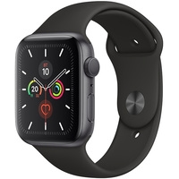 Умные часы Apple Watch Series 5 44 мм (алюминий серый космос/черный спортивный)