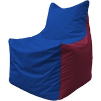 Кресло-мешок Flagman Фокс Ф2.1-123 (васильковый/бордовый)