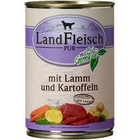 Консервированный корм для собак LandFleisch Sensitiv Lamm und Kartoffeln 0.4 кг