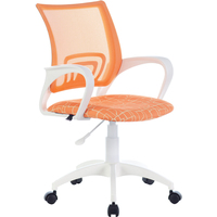 Компьютерное кресло Brabix Fly MG-396W 532402 (белый/сетка оранжевая TW-38-3/Giraffe)