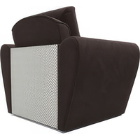 Кресло-кровать Мебель-АРС Квартет (микровельвет, коричневый кордрой)