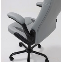 Кресло AksHome Estel (кожзам серый)