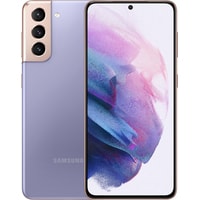 Смартфон Samsung Galaxy S21 5G SM-G991B/DS 8GB/256GB Восстановленный by Breezy, грейд C (фиолетовый фантом)