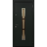 Металлическая дверь Стальная Линия Норвегия для дома 80У (серый графит)