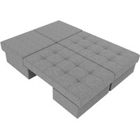 Модульный диван Лига диванов Сплит 101965 (серый)