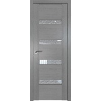 Межкомнатная дверь ProfilDoors 2.81XN L 90x200 (грувд серый, дождь белый) в Барановичах
