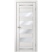 Межкомнатная дверь MDF-Techno Dominika 106 70x200 (ясень белый, стекло лакобель белый)