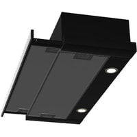 Кухонная вытяжка Elikor Интегра Glass 60П-400-В2Л (черный/черное стекло) (954865)