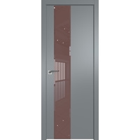 Межкомнатная дверь ProfilDoors 5SMK (кварц матовый, вставка стекло какао)