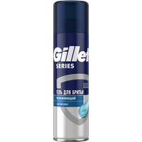 Гель для бритья Gillette Series увлажняющий с маслом какао 200 мл