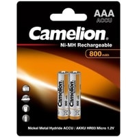 Аккумулятор Camelion NH-AAA 800BP2 2 шт