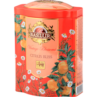 Черный чай Basilur Винтажные цветы Цитрусовое блаженство черный 100 г