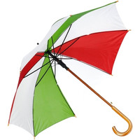 Зонт-трость Easygifts Nancy 513159 (красный/зеленый/белый)