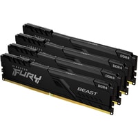 Оперативная память Kingston FURY Beast 4x16GB DDR4 PC4-21300 KF426C16BB1K4/64