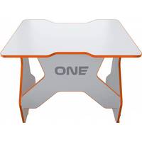 Геймерский стол VMM Game One White 100 Orange TL-1-WEOE