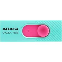 USB Flash ADATA UV220 8GB (зеленый/розовый)